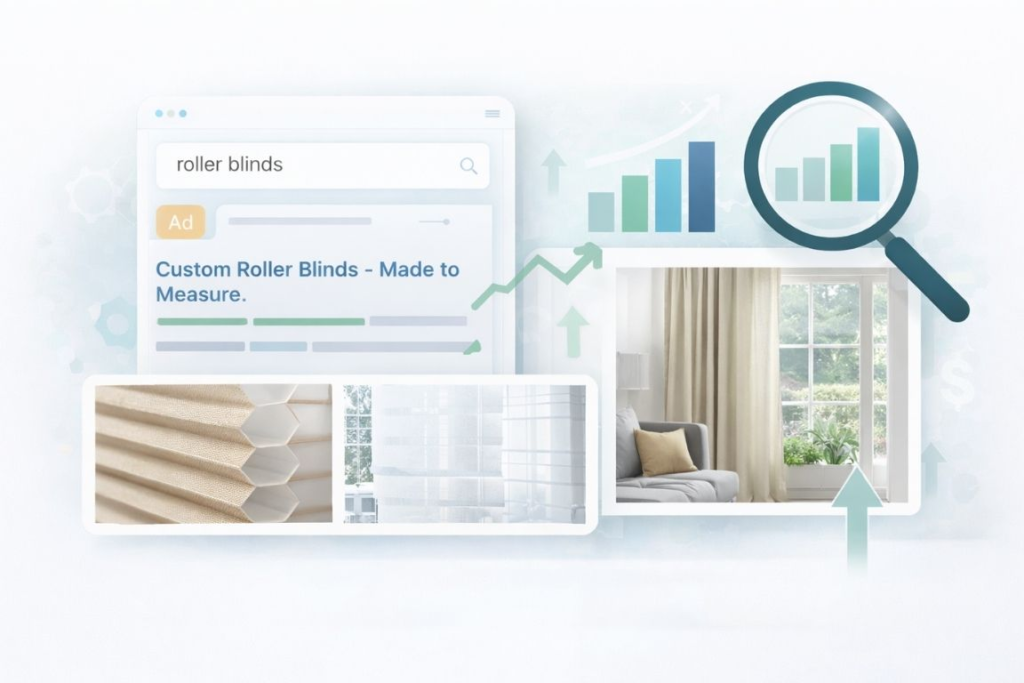 SEO and digital marketing strategy designed for blinds and curtains businesses